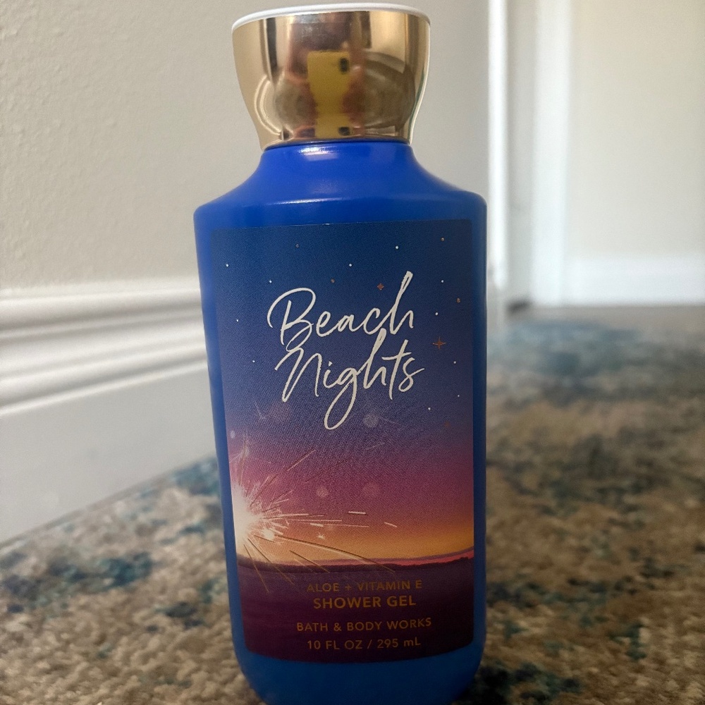 bath and body works beach nights shower gel